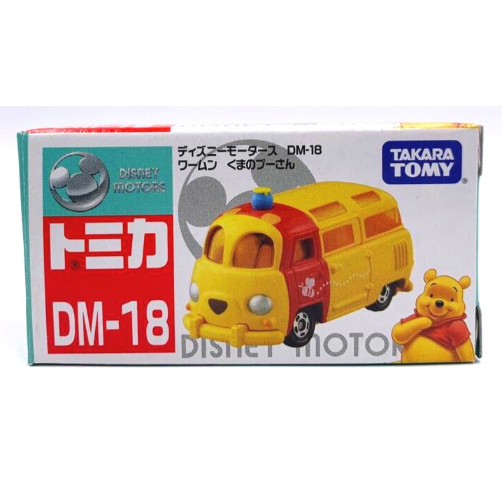 （卡司 正版現貨）TOMICA DM-18 小熊維尼 麵包車 玩具車 維尼 Disney Motors 代理版