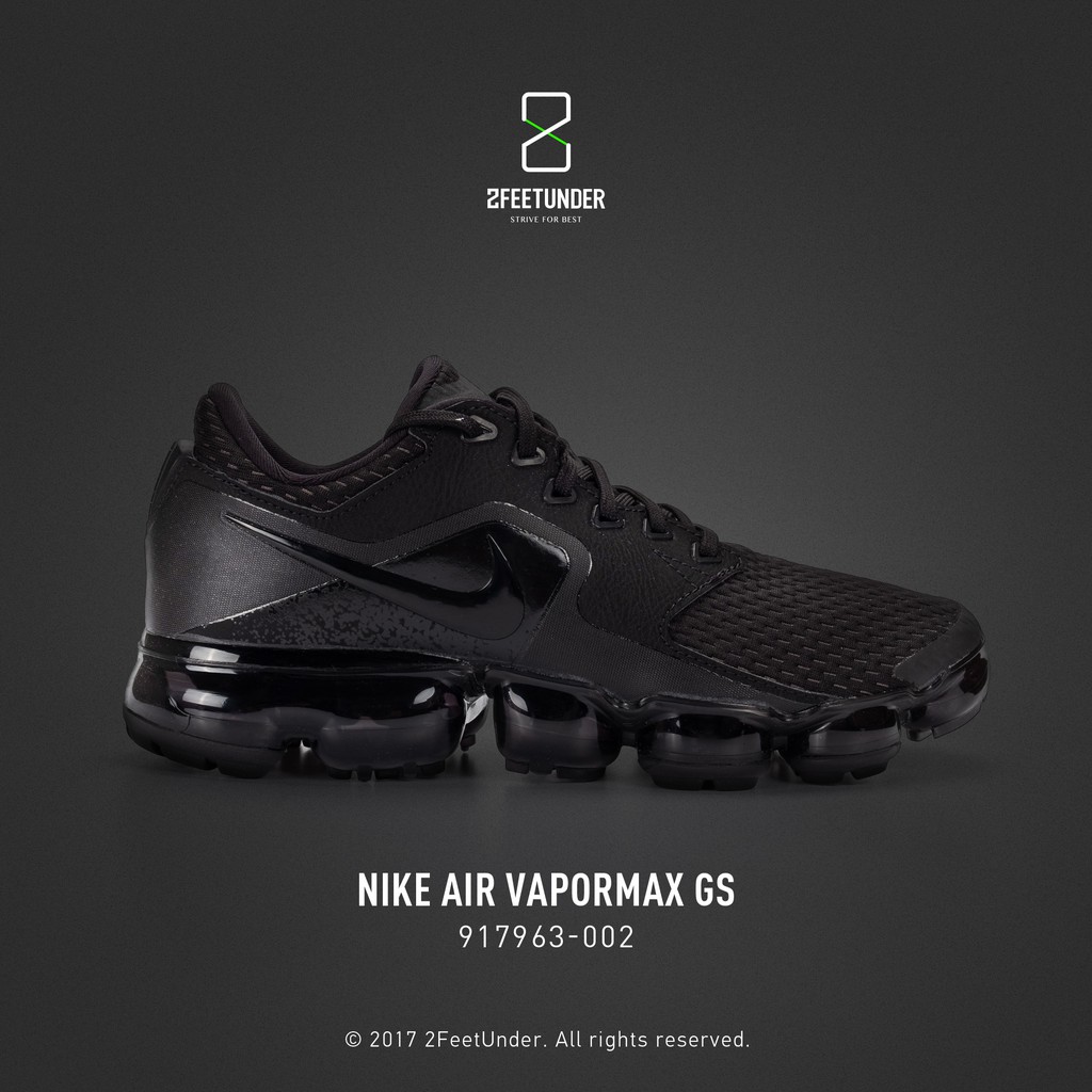 2FeetUnder - Nike Air VaporMax GS 全黑 大氣墊 女鞋 917963-002