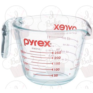 ＊愛焙烘焙＊ 美國 Pyrex強化玻璃單把量杯 250ml