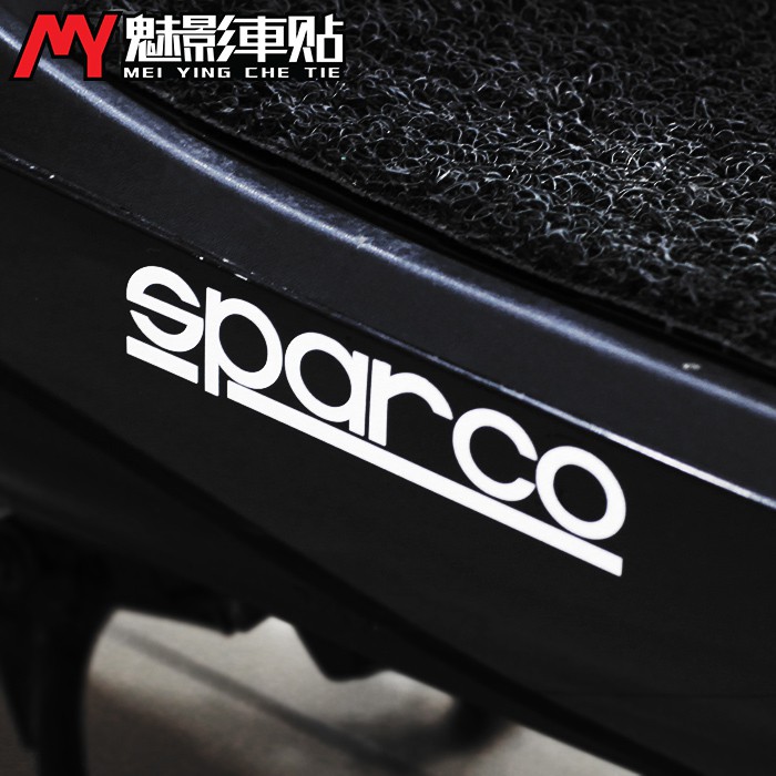 【現貨】
魅影車貼 SPARCO 汽車 摩托車 電摩 反光貼 車貼 貼紙 貼花
