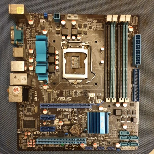 華碩 asus p7p55m 主機板 lga1156