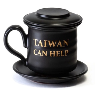 陶作坊同心杯組TAIWAN CAN HELP黑色限量版300ml