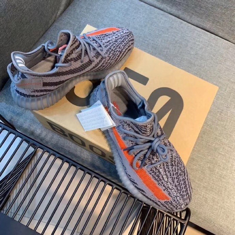 Adidas YEEZY BOOST 350 V2 Orange 灰橘色 （男）US9.5付發票