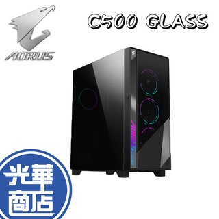 【現折100】GIGABYTE 技嘉 AORUS C500 GLASS 玻璃 水冷 電競機殼 完美設計 超強散熱