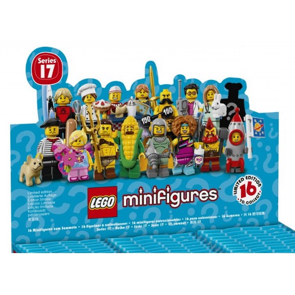 LEGO 樂高 第17代人偶包 71018 一套16隻 Minifigures 全新品 玉米人 火箭人 動物人