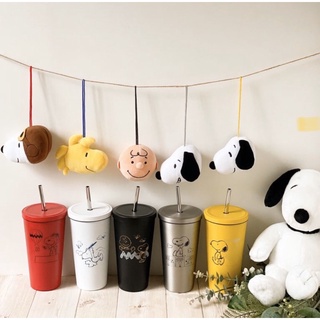 SNOOPY 史努比 不鏽鋼保冷吸管杯 480ml送禮(餐具雜貨)