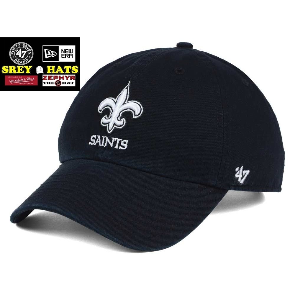 [SREY帽屋]預購★47 Brand CLEAN UP NFL 紐奧良聖徒 經典LOGO 美國純正購入 棒球帽 老帽