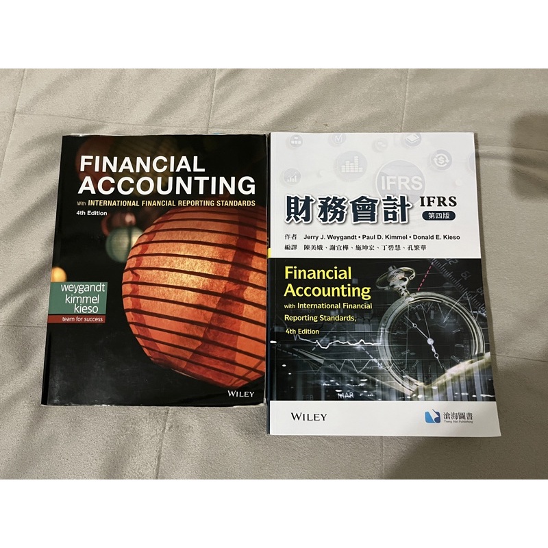 financial accounting kieso 4th 原文書第四版&amp;中文翻譯本