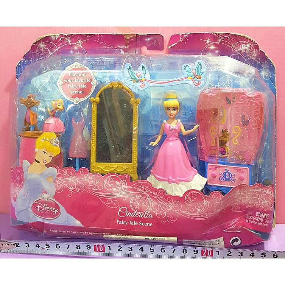 Mika💛迪士尼 口袋娃娃 灰姑娘公主（全新盒損）Mattel