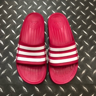 桃紅 adidas DURAMO SLIDE K