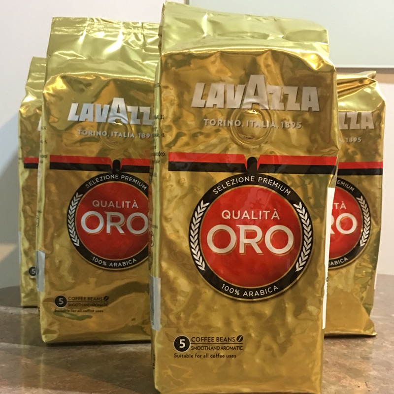 LAVAZZA 義大利NO.1咖啡豆/咖啡粉-250g-QUALITA ORO 100％阿拉比卡＆咖啡粉-母親節優惠中