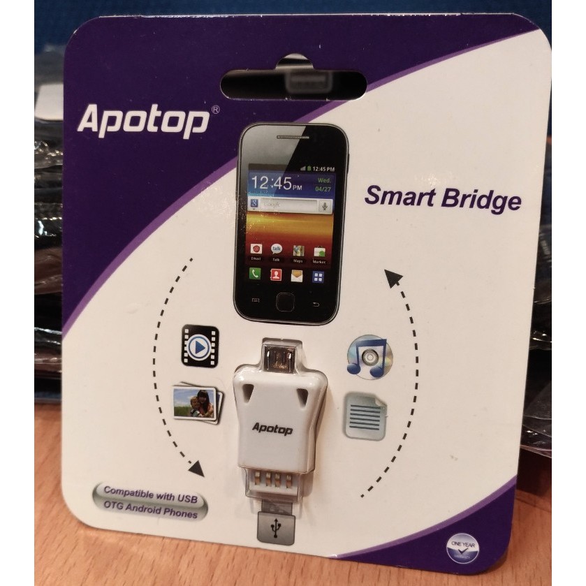 Apotop Smart Bridge USB 迷你 轉接頭 OTG Android 安卓 micro USB及USB