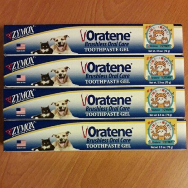 🐶毛孩舖子🐱 美國 Oratene 三酵合一潔牙軟膏 牙膏 軟膏 醫生推見產品 2.5 oz 70 g