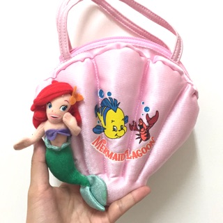東京海洋迪士尼 正版 小美人魚 艾莉兒 提袋 化妝包