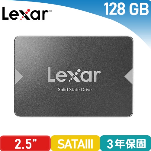 Lexar NS100 128GB 灰色 2.5吋固態硬碟