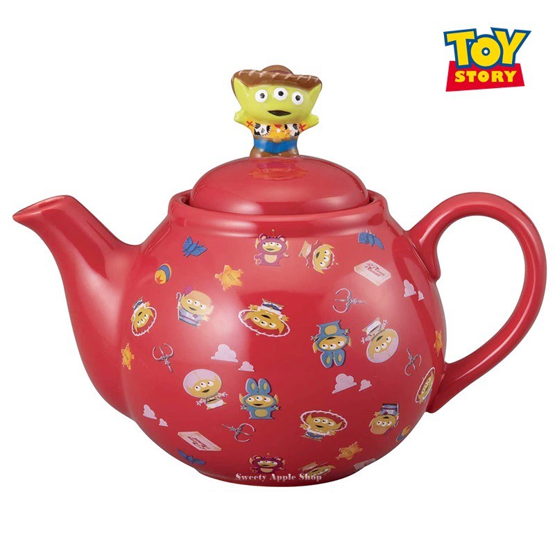 迪士尼 【 SAS 日本限定 】玩具總動員 三眼怪 胡迪裝版 陶瓷 茶壺 500ml