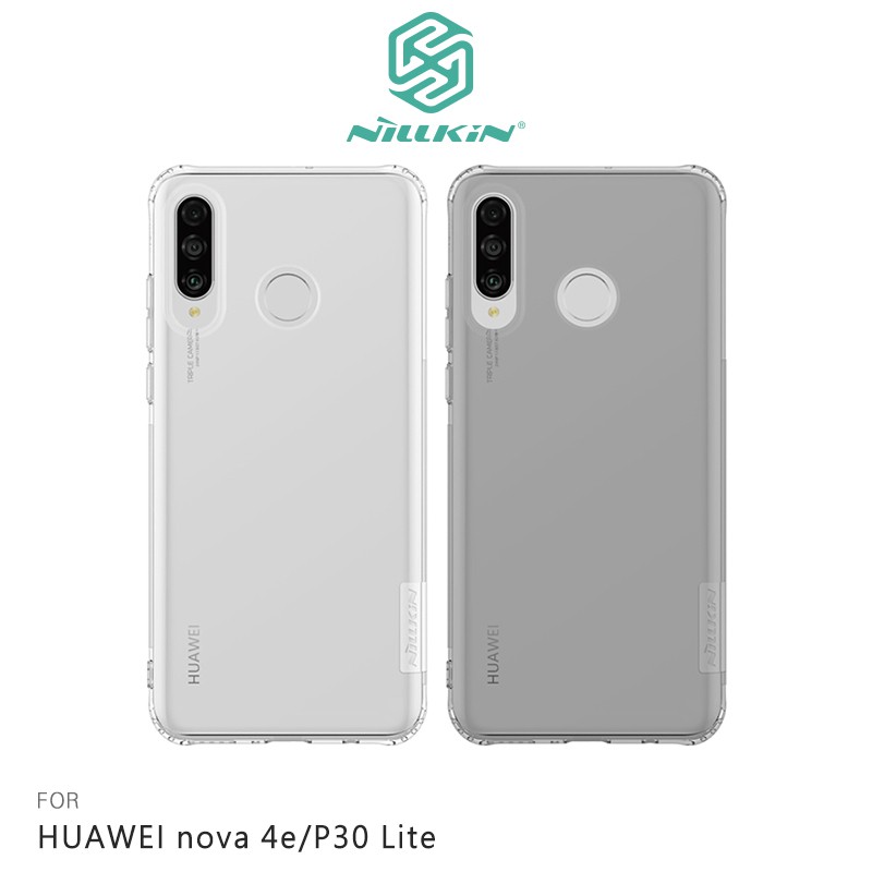 NILLKIN HUAWEI nova 4e/P30 Lite 本色TPU軟套 軟殼 清水套 矽膠套 保護套 手機套