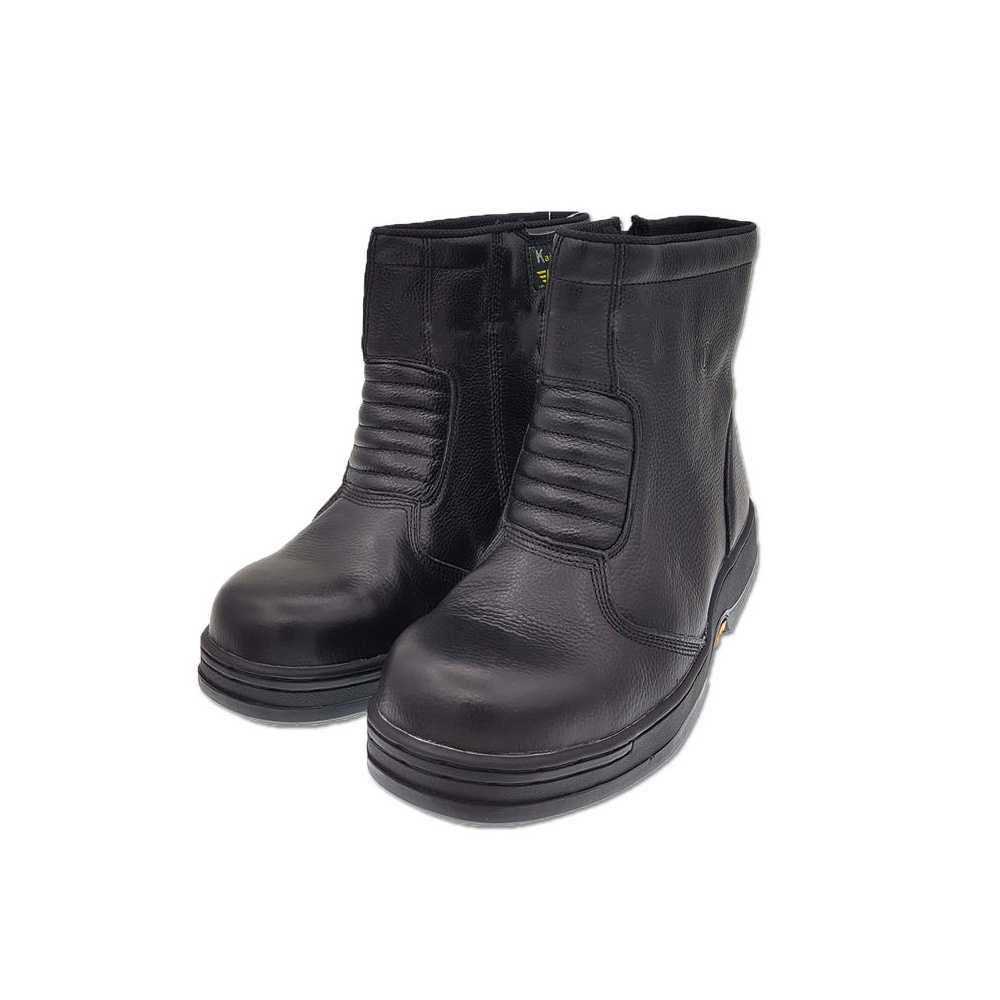 Kai Shin透氣牛皮革高筒乳膠墊吸震鋼頭工作安全鞋 鞋鞋俱樂部113-PLU603