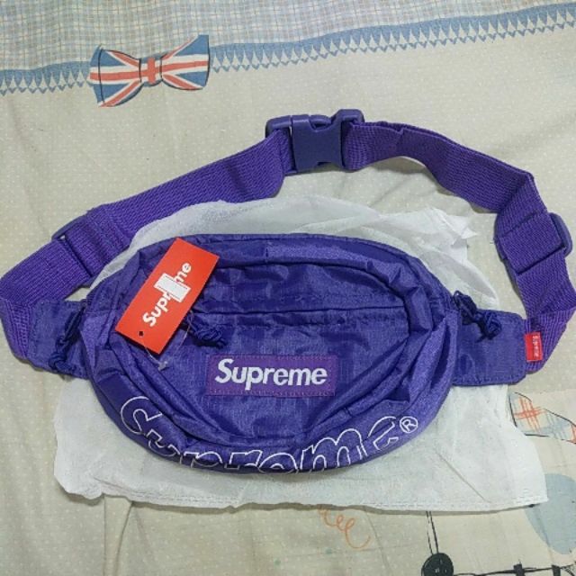 Supreme 18FW 45th腰包 單肩包 挎包胸包 斜挎包 紫色 時尚