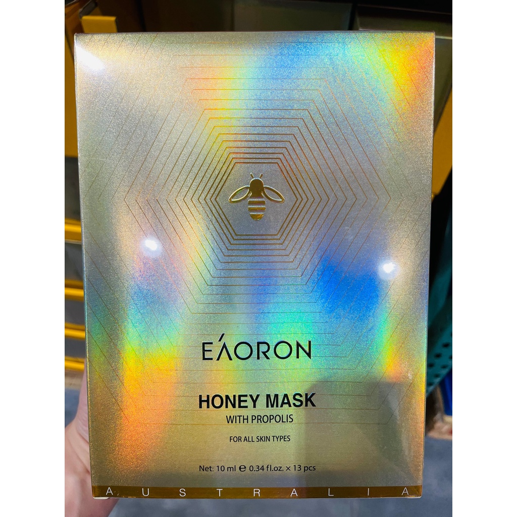 澳洲 EAORON 蜂蜜面膜 每個10毫升 X 13入 內附小刷子 好市多代購 226093
