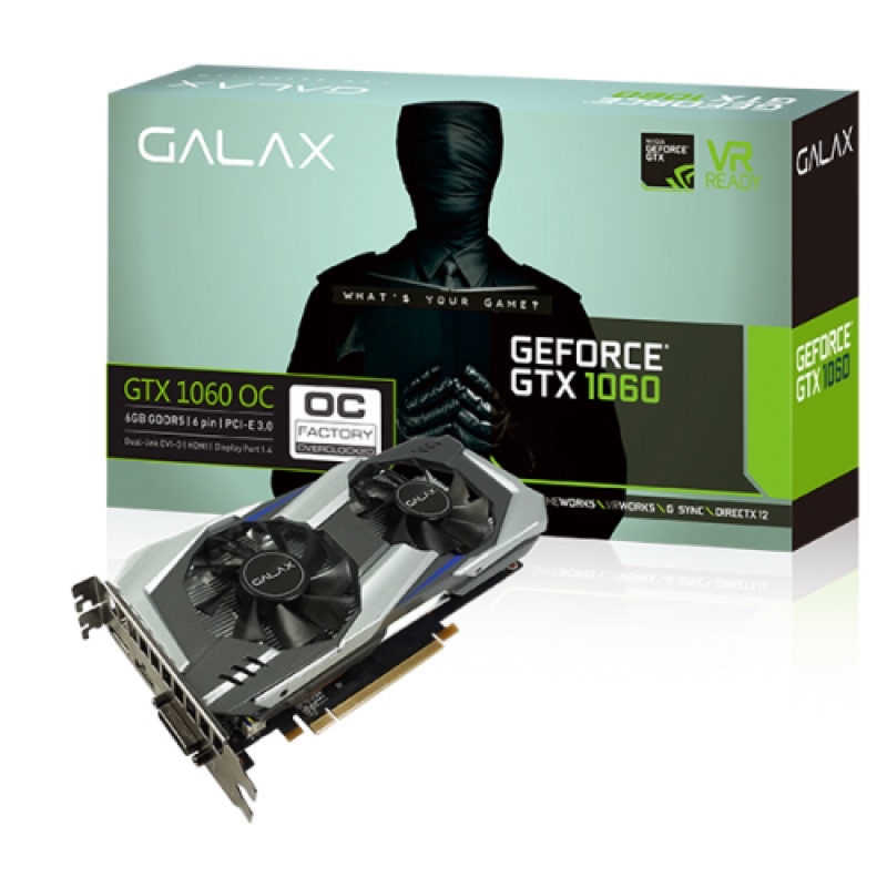 （二手）影馳 GTX 1060 6G （2018購買）