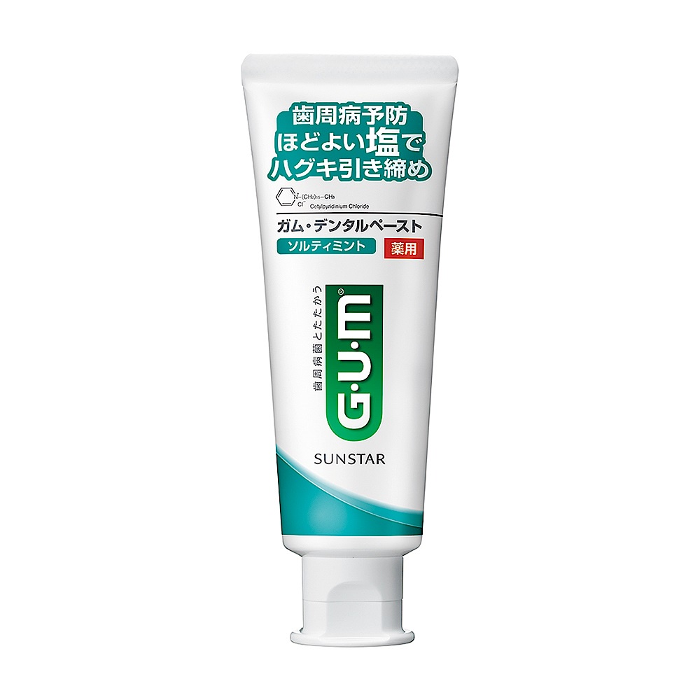 GUM 牙周護理牙膏150g-清爽岩鹽 直立式 牙齦護理