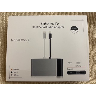 蘋果 Lightning TO HDMI/VGA/Audio X6L-2 雙螢幕