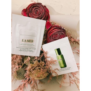 海洋拉娜 La Mer 超能修護精華露 超能水 1.5 ml 舒芙乳霜 1.5 ml 濃萃雙重修復精華