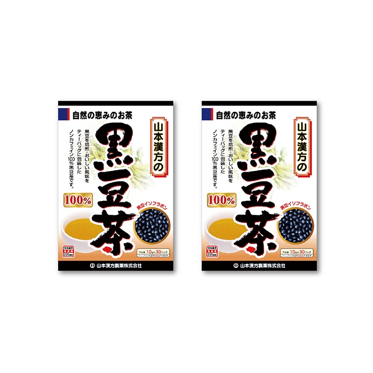 【KANPO-YAMAMOTO 山本漢方】日本原裝 黑豆茶x2盒(10gx30包/盒)