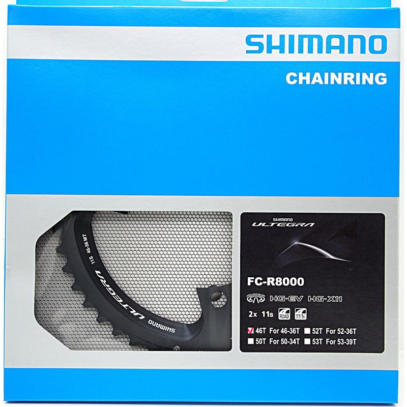 SHIMANO Ultegra FC-R8000 大齒盤46T修補齒片，盒裝