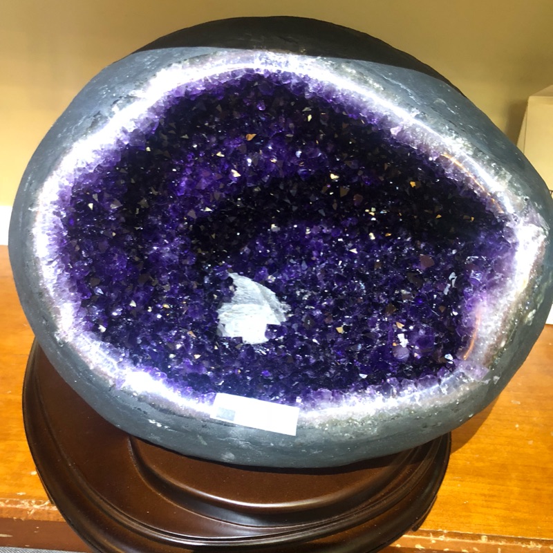 含鑑定書 烏拉圭水晶洞紫晶洞水晶洞紫水晶洞 蝦皮購物