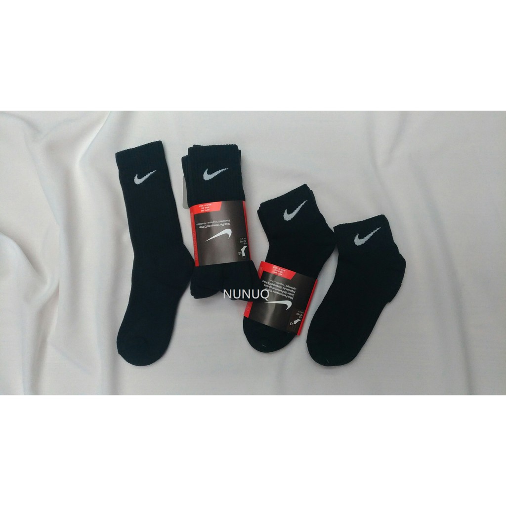 Nike Socks 長襪 短襪 黑色 勾勾 中筒襪 襪子 運動襪 襪 黑白 SX4706-001 SX4700-001