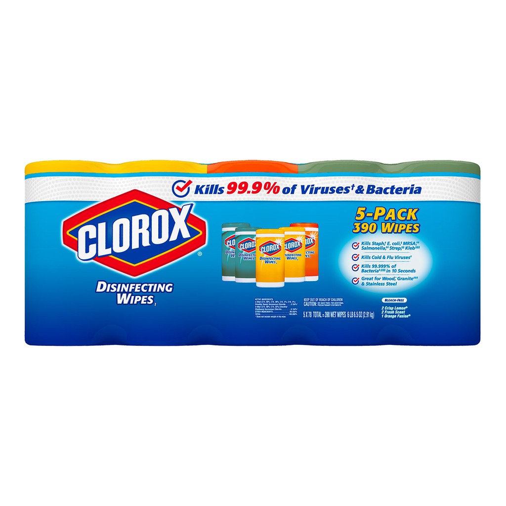 [#巧] Costco好市多代購 Clorox 高樂氏 萬用清潔擦拭濕巾 85張 X 5入