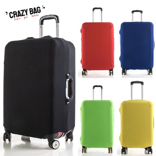 Crazy Bag 保護套:18-28 英寸行李箱純色旅行箱防塵套!