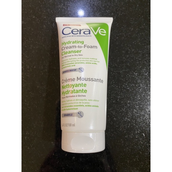 CeraVe 適樂膚 溫和洗卸泡沫潔乳100ml
