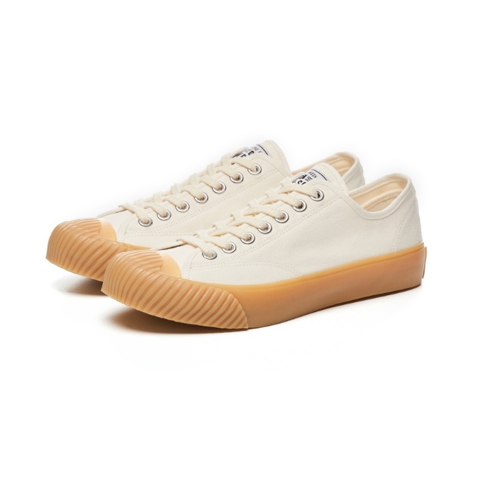BAKE-SOLE Yeast 米白x黃底帆布鞋 餅乾鞋