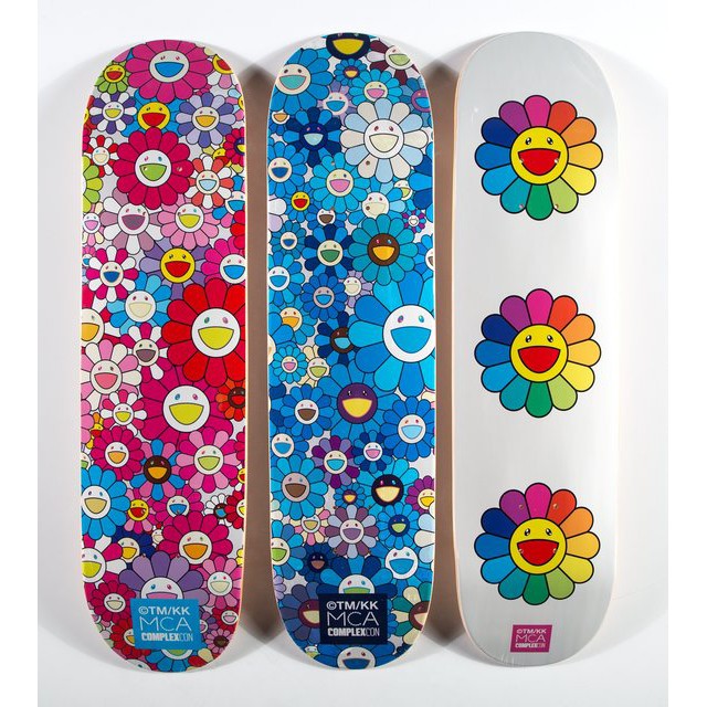 Takashi Murakami x Complex Con Skate 村上隆 滑板 小花