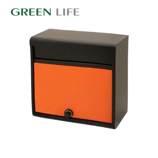 【日本製 GREEN LIFE】密碼式烤漆金屬信箱 (壁掛、不鏽鋼、金屬製) 現貨