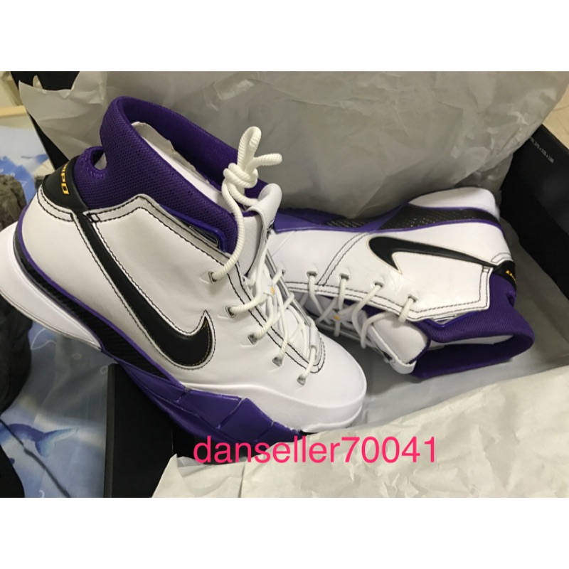 全新正品 Nike Zoom Kobe 1 protro 81分 白紫 US9.5