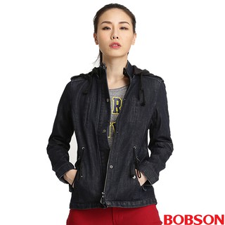 BOBSON 女款熱感IN牛仔外套(32116-52)