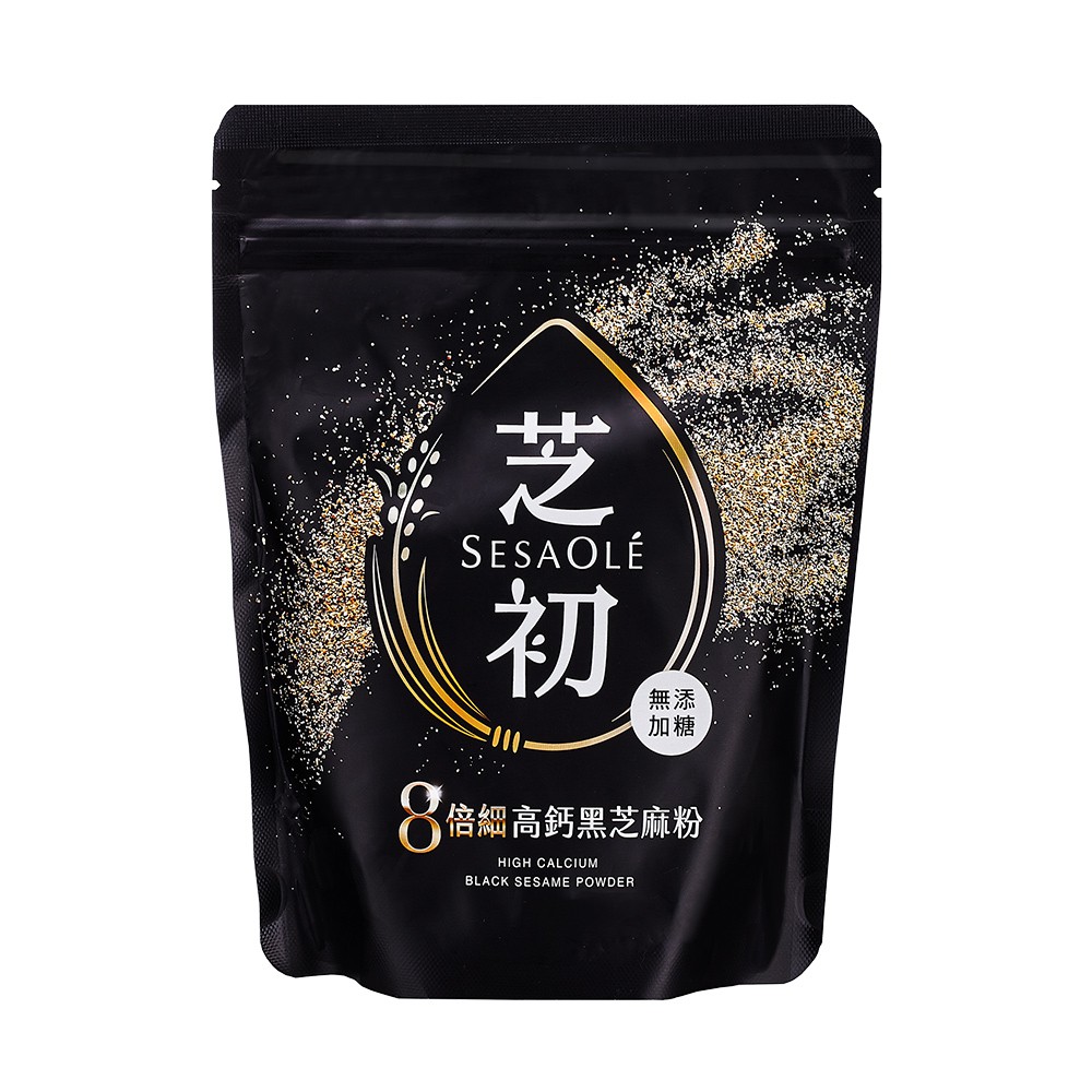 【蝦皮直營】芝初 高鈣黑芝麻粉200g 100%純黑芝麻粉 無添加全素 高纖