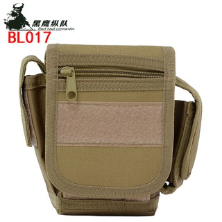 黑鷹縱隊 軍迷戰術腰包掛包 戶外運動戰術皮帶腰包穿皮帶零錢包5.6寸手機包軍事軍裝風戰術包