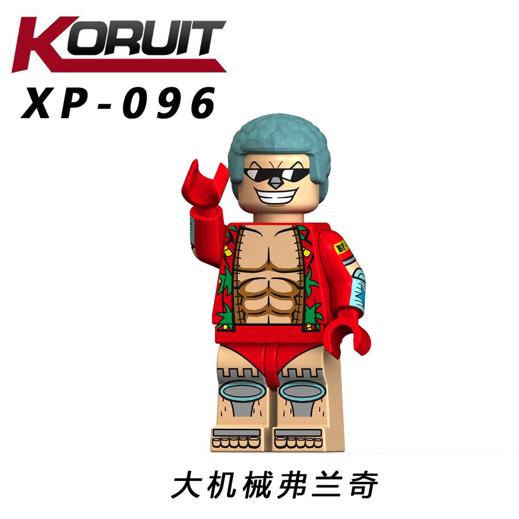 【積木班長】XP096弗朗基弗蘭奇OP海賊王航海王動漫動畫人偶袋裝/相容積木