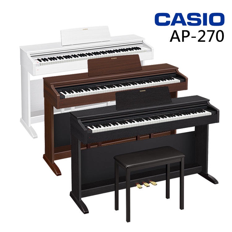 CASIO 卡西歐 AP-270 AP270 平台鋼琴音色 滑蓋式 電鋼琴 數位電鋼琴 分期零利率 [唐尼樂器]