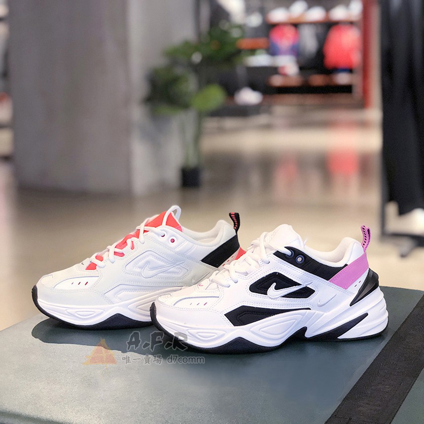 NIKE M2K TEKNO 白黑粉 灰白橘 厚底 增高鞋 老爹鞋 復古 運動休閒鞋 女鞋 AO3108-105-401