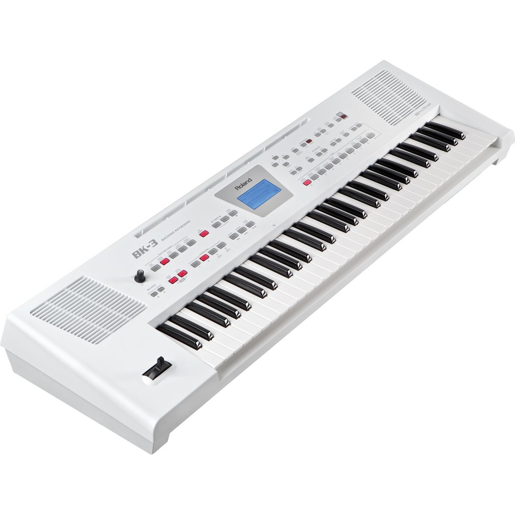 【好聲音樂器】電子琴ROLAND-BK3 白色