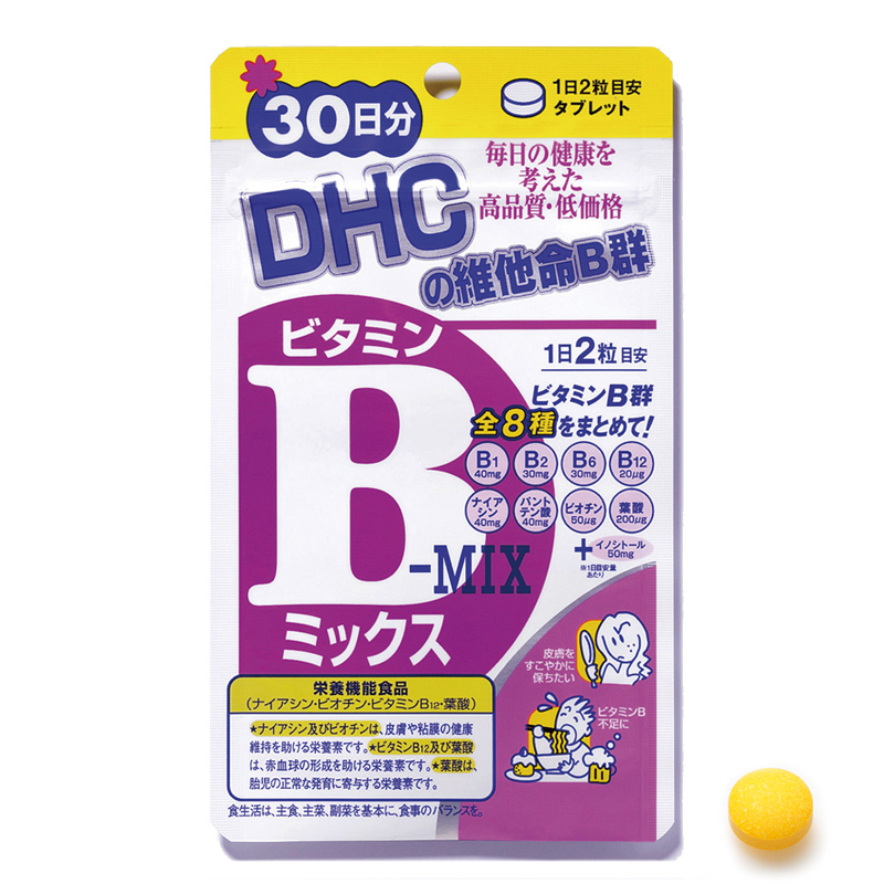 DHC 維他命B群 (30日份) 60粒《日藥本舖》