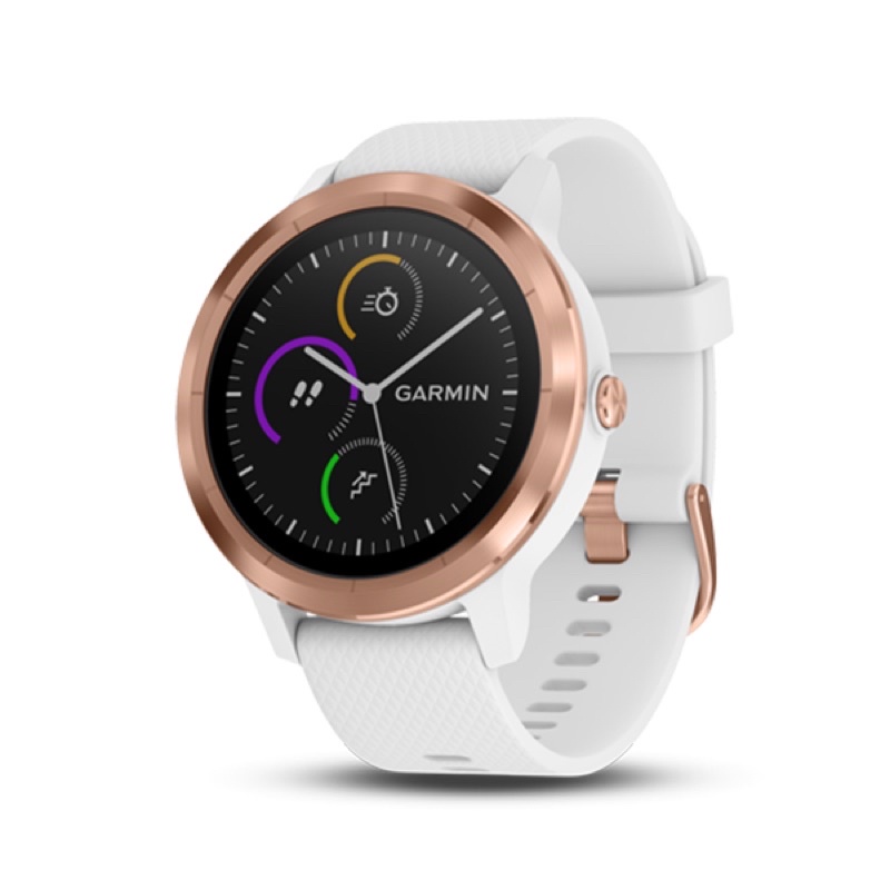 [二手] Garmin vívoactive 3 GPS 智慧腕錶/運動手錶(玫瑰金)