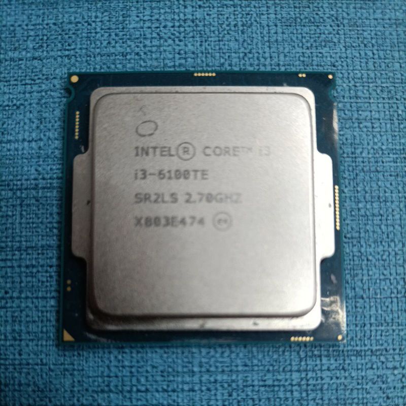未測試的當報帳用零件 i3-6100TE一顆，intel 1151的CPU
