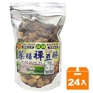 皇品 藥膳禪豆酥-蒜味 340g (24入)/箱【康鄰超市】